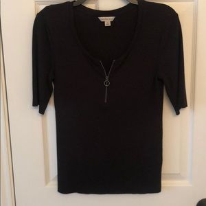 Calvin Klein Jeans zipper Henley - Small